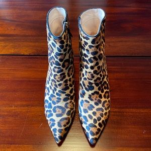 Jcrew leopard hair short Boots